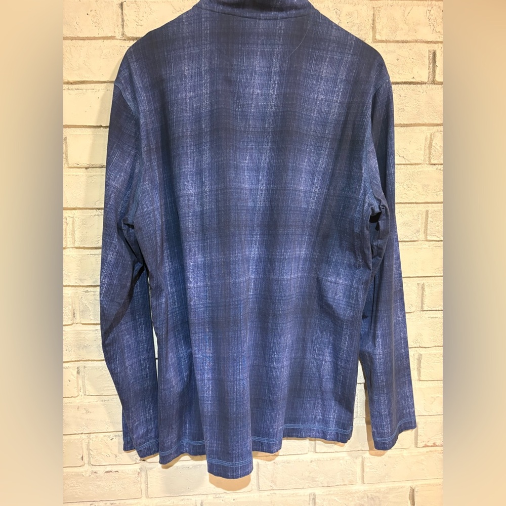 BUGATCHI OoohCotton Tech 8-way stretch performance quarter-zip pullover XL NWOT - Picture 4 of 8